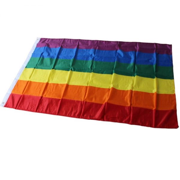 10 Pieces Rainbow Flag Polyester Gay Pride Flag with Brass Grommets Banner Hanging LGBT Flag For ac93ba0d fc56 45be 9ac0 80701efa60be - Asexual Flag™