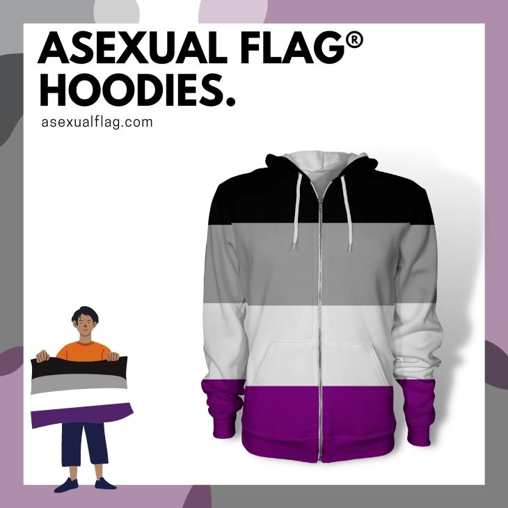 Asexual Flag Hoodies - Asexual Flag™