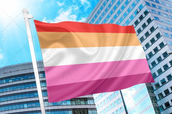 Community Lesbian Pride Flag PN0112 2x3ft (60x90cm) / 2 Grommets left Official PAN FLAG Merch