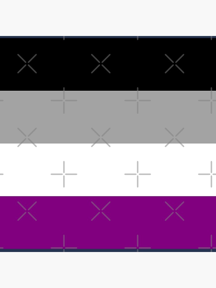 brush painted flag of Asexual isolated on black background Stock Photo   Alamy