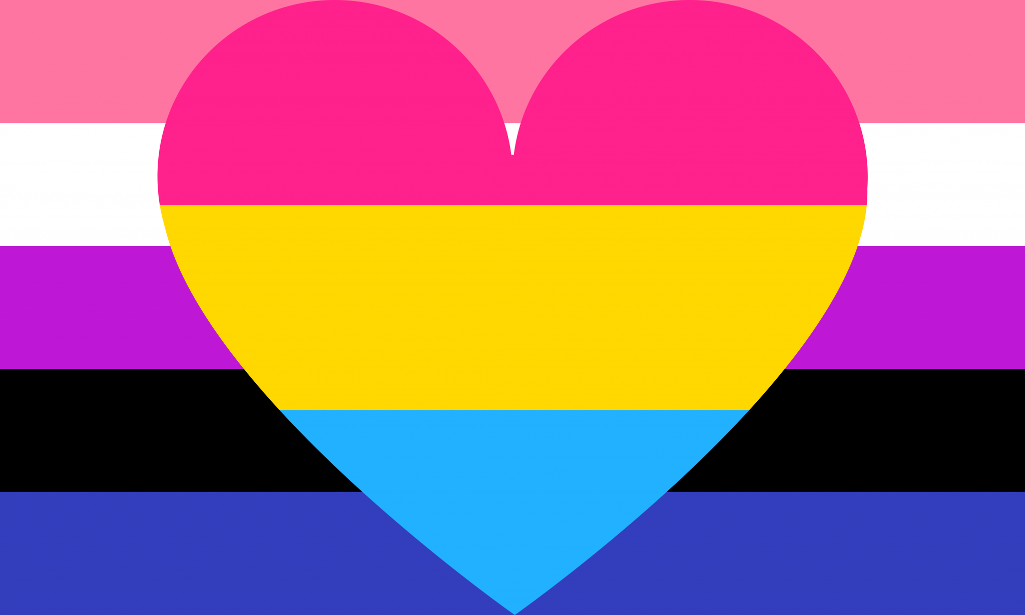 Genderfluid Pansexual Combo Pride Flag Official Store Pn2001 Asexual