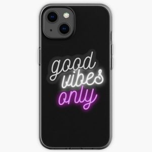 Good Vibes Only Ace. Asexual Pride iPhone Soft Case RB1901 product Offical Asexual Flag Merch