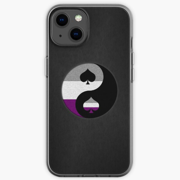 Asexual Yin and Yang iPhone Soft Case RB1901 product Offical Asexual Flag Merch