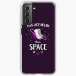 This Ace Needs Their Space For Aromantic Asexuals Samsung Galaxy Soft Case RB1901 product Offical Asexual Flag Merch