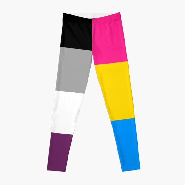 Panromantic Asexual Flag Leggings RB1901 product Offical Asexual Flag Merch