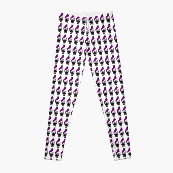asexual pride bat Leggings RB1901 product Offical Asexual Flag Merch