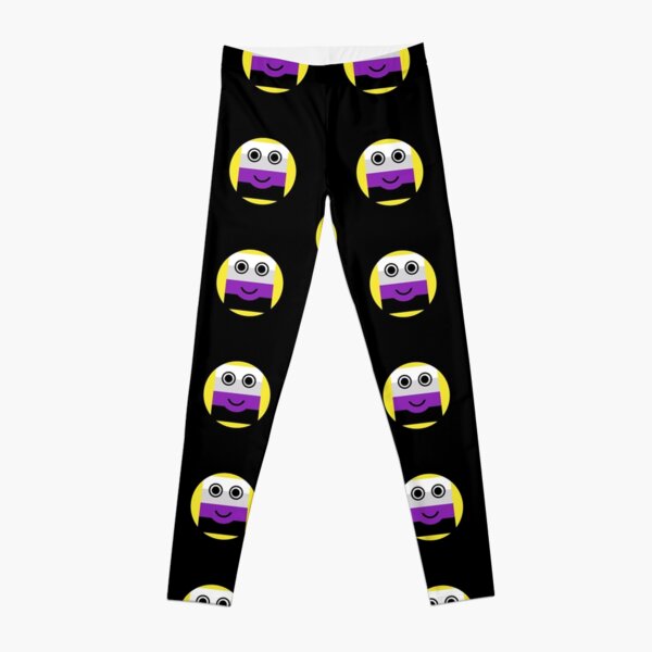 Asexual Smiley Asexual Emoji Asexual Flag Emoji T-Shirt Leggings RB1901 product Offical Asexual Flag Merch