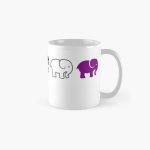 A parade of asexual elephants LGBTQIA Classic Mug RB1901 product Offical Asexual Flag Merch