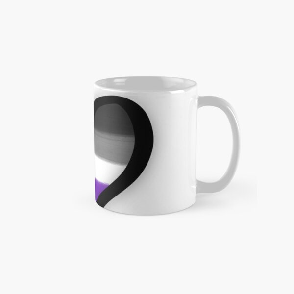 Asexual Heart Classic Mug RB1901 product Offical Asexual Flag Merch