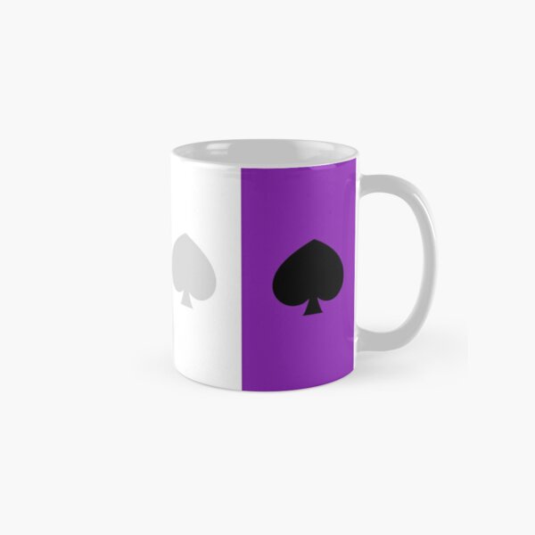 ASEXUAL FLAG ASEXUAL ACE OF SPADES ASEXUAL T-SHIRT Classic Mug RB1901 product Offical Asexual Flag Merch