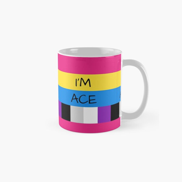 Panromantic Flag Asexual Flag Asexual I'm Ace T-Shirt Classic Mug RB1901 product Offical Asexual Flag Merch
