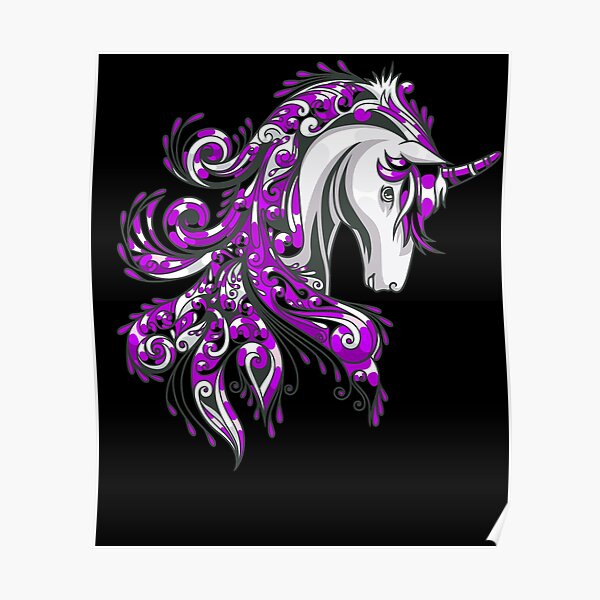 Asexual Unicorn Poster RB1901 product Offical Asexual Flag Merch