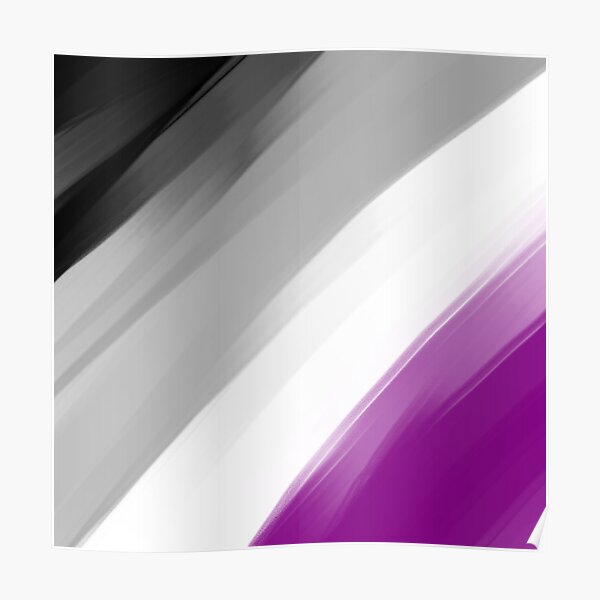 asexual flag Poster RB1901 product Offical Asexual Flag Merch