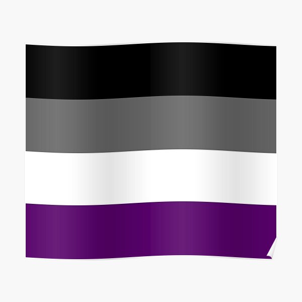Asexual Flag Poster RB1901 product Offical Asexual Flag Merch