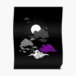 Sun and Clouds Ace. Asexual Pride Poster RB1901 product Offical Asexual Flag Merch