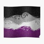 Asexual Ornamental Flag Poster RB1901 product Offical Asexual Flag Merch