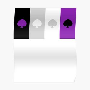ASEXUAL FLAG ASEXUAL ACE OF SPADES ASEXUAL T-SHIRT Poster RB1901 product Offical Asexual Flag Merch