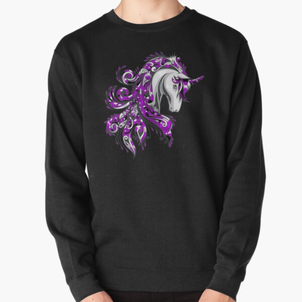 Asexual Unicorn Pullover Sweatshirt RB1901 product Offical Asexual Flag Merch