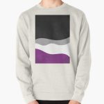 Asexual Pride Flag Gift, Nonsexual identity pride flag , Abstract Minimalism art, LGBT Pullover Sweatshirt RB1901 product Offical Asexual Flag Merch