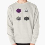 Asexual Pride Flag Halloween Pumpkin design for ace romantic Pullover Sweatshirt RB1901 product Offical Asexual Flag Merch
