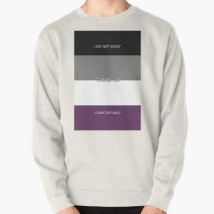 I do not exist to make you comfortable - Asexual Pride Pullover Sweatshirt RB1901 product Offical Asexual Flag Merch