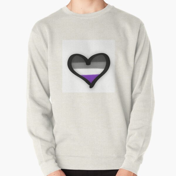 Asexual Heart Pullover Sweatshirt RB1901 product Offical Asexual Flag Merch