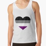 Asexual Pride Flag Heart  Tank Top RB1901 product Offical Asexual Flag Merch