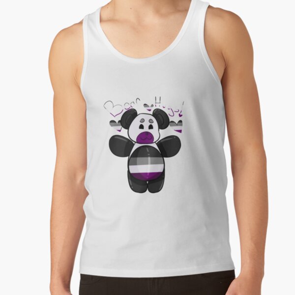 Asexual Pride Flag Bear Tank Top RB1901 product Offical Asexual Flag Merch