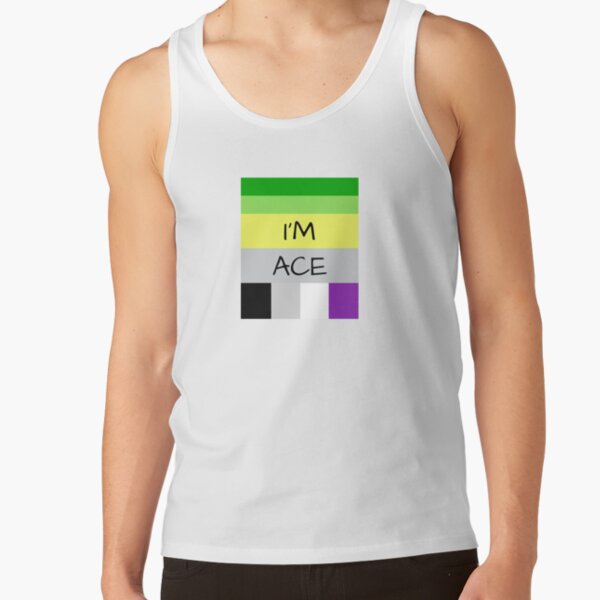 AROMANTIC FLAG ASEXUAL FLAG I'M ACE ASEXUAL T-SHIRT Tank Top RB1901 product Offical Asexual Flag Merch