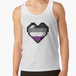 Asexual Pixel Heart Tank Top RB1901 product Offical Asexual Flag Merch