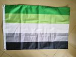 3x5 ft (90x150 cm) / 2 Grommets left Official PAN FLAG Merch
