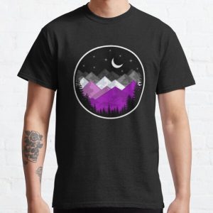 Asexual Pride Mountain Classic T-Shirt RB1901 product Offical Asexual Flag Merch