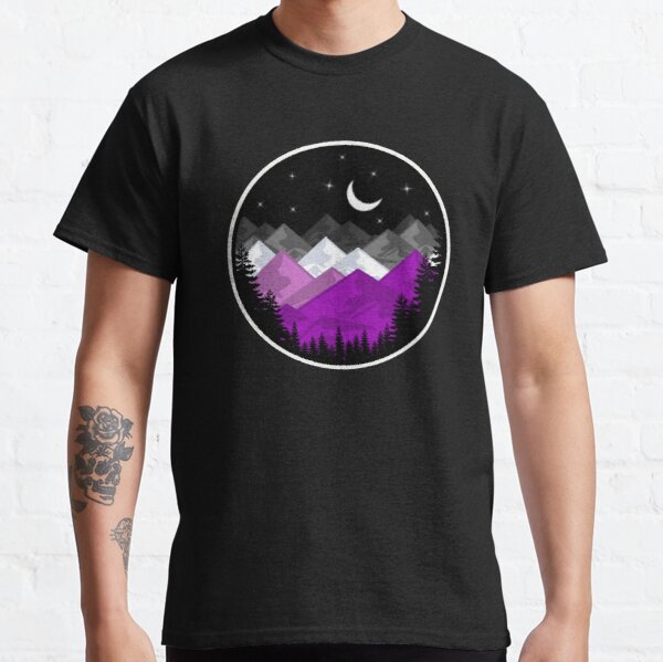 Asexual Pride Mountain Classic T-Shirt RB1901 product Offical Asexual Flag Merch