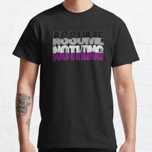 Asexual Pride Assume Nothing Classic T-Shirt RB1901 product Offical Asexual Flag Merch