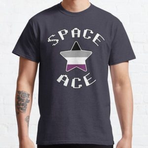 Asexual Star [Space Ace Version] Classic T-Shirt RB1901 product Offical Asexual Flag Merch