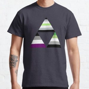 Agender Asexual Aromantic Triforce Classic T-Shirt RB1901 product Offical Asexual Flag Merch