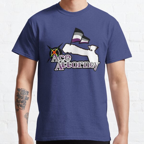 Phoenix Wright Ace Attorney Asexual Pride Flag Classic T-Shirt RB1901 product Offical Asexual Flag Merch