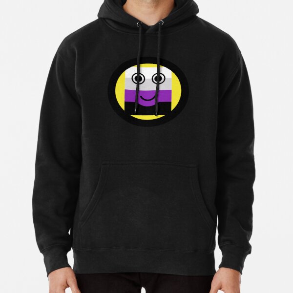 Asexual Smiley Asexual Emoji Asexual Flag Emoji T-Shirt Pullover Hoodie RB1901 product Offical Asexual Flag Merch