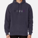 Asexual Pride Heartbeat Pullover Hoodie RB1901 product Offical Asexual Flag Merch