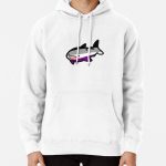 Asexual Shark Pullover Hoodie RB1901 product Offical Asexual Flag Merch