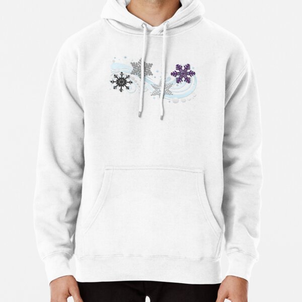 Asexual Snowflakes Pullover Hoodie RB1901 product Offical Asexual Flag Merch