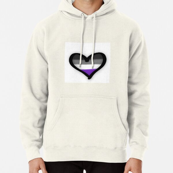 Asexual Heart Pullover Hoodie RB1901 product Offical Asexual Flag Merch