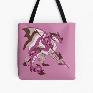 Asexual Pride Flag Dragon (4th Edition) All Over Print Tote Bag RB1901 product Offical Asexual Flag Merch