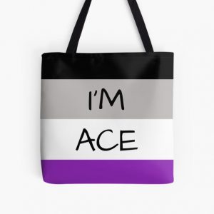 ASEXUAL FLAG I'M ACE ASEXUAL T-SHIRT All Over Print Tote Bag RB1901 product Offical Asexual Flag Merch