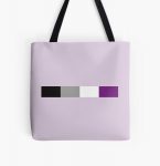 Subtle Asexual Flag  All Over Print Tote Bag RB1901 product Offical Asexual Flag Merch