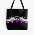 asexual pride banner All Over Print Tote Bag RB1901 product Offical Asexual Flag Merch