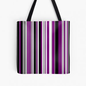 Asexual Pride Flag Colors All Over Print Tote Bag RB1901 product Offical Asexual Flag Merch