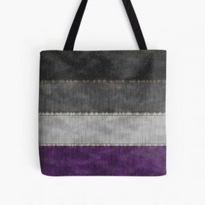 Asexual Denim Flag All Over Print Tote Bag RB1901 product Offical Asexual Flag Merch