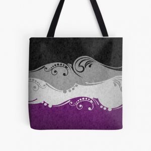Asexual Ornamental Flag All Over Print Tote Bag RB1901 product Offical Asexual Flag Merch