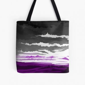 Asexual Art Flag All Over Print Tote Bag RB1901 product Offical Asexual Flag Merch